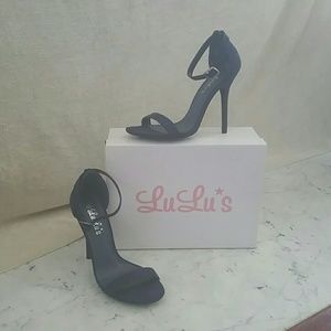 LuLu's Navy Blue Strappy Sandal