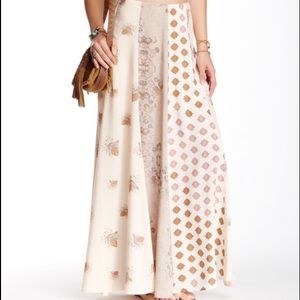 Free people technicolor skirt