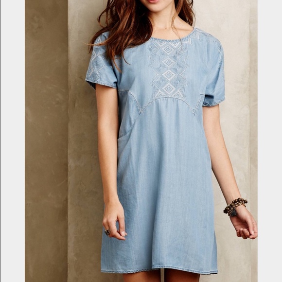 Anthropologie denim dress