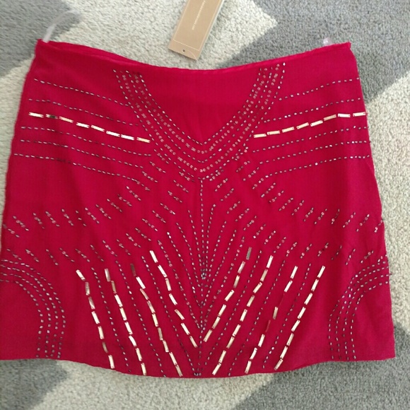 Francesca's boutique beaded skirt
