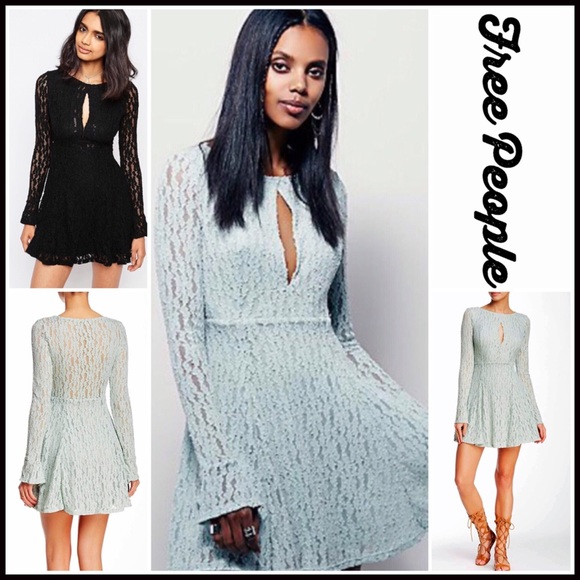 ❌SOLD❌❗️1-HOUR SALE❗️FREE PEOPLE Lace Slip Dress - Picture 3 of 8