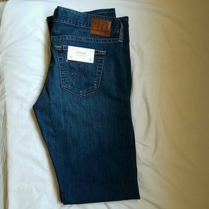 Anthropologie AGTomboy Relaxed Straight Distressed