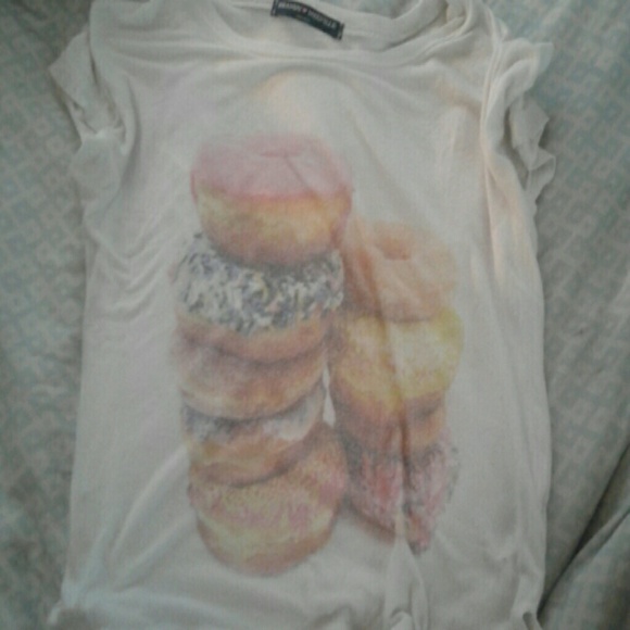 Cropped brandy tee