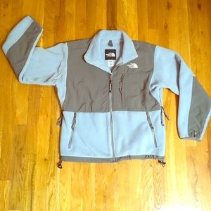 Northface Fleece Jacket: Sky Blue and Gray