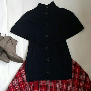 Moth short sleeved drape sweater