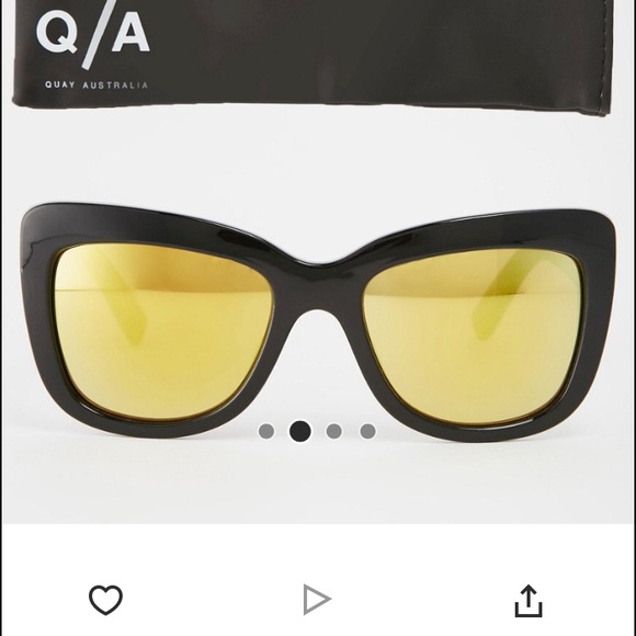 ⚡️last weekend!⚡️Quay Chunky Cat Eye Sunglasses. - Picture 2 of 4