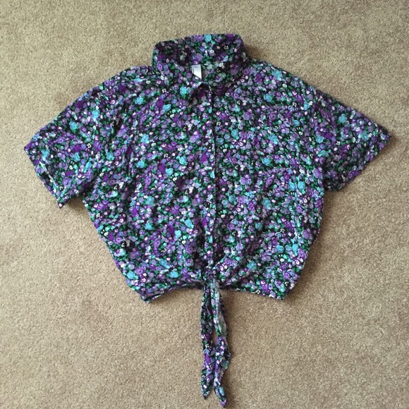 SOLD American Apparel Tie Shirt