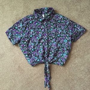 SOLD American Apparel Tie Shirt