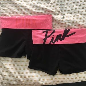 2 Pink shorts