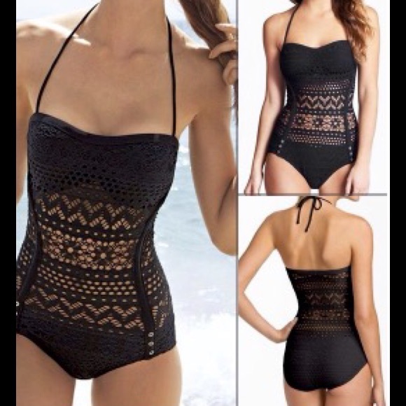 CORAL LACE SWIMSUIT - Picture 2 of 2
