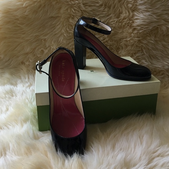 Kate spade black patent