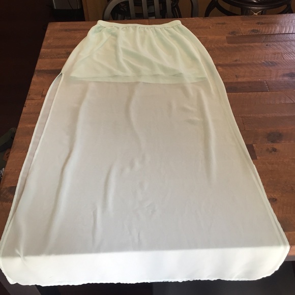 Sheer maxi skirt from H&M