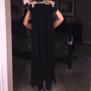 Black sun dress