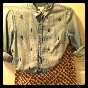 Selling both button up and pencil skirt