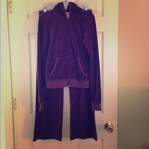 Juicy Couture Velour Track Suit Size Small
