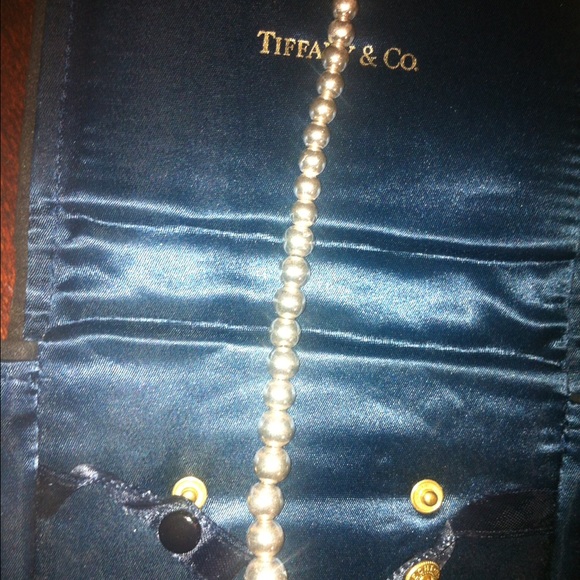 Vintage Tiffany's necklace and matching bracelet.