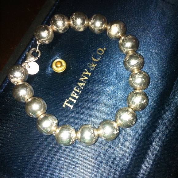 Vintage Tiffany\'s necklace and matching bracelet.