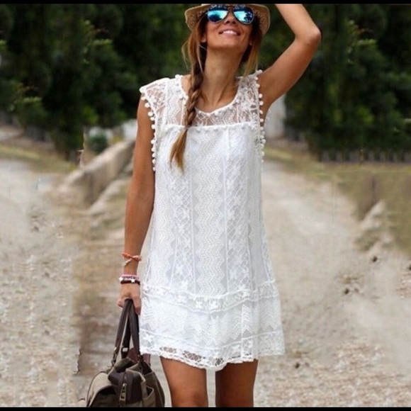 💕 Pom Pom Dress 💕 - Picture 2 of 4