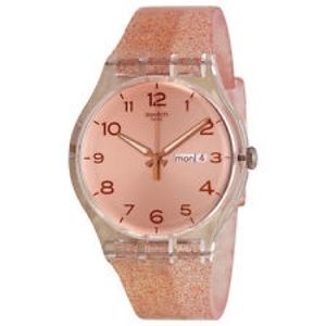 NWT Swatch Rose Gold Jelly Watch