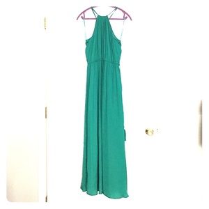 Halter neck maxi dress