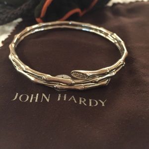 John Hardy wrap bracelet with diamonds