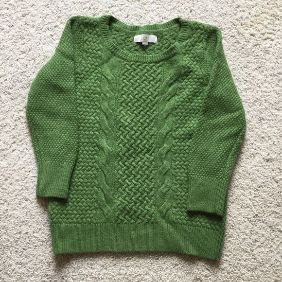 Lovely Loft Green Sweater