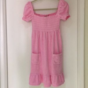 Terry cloth dress