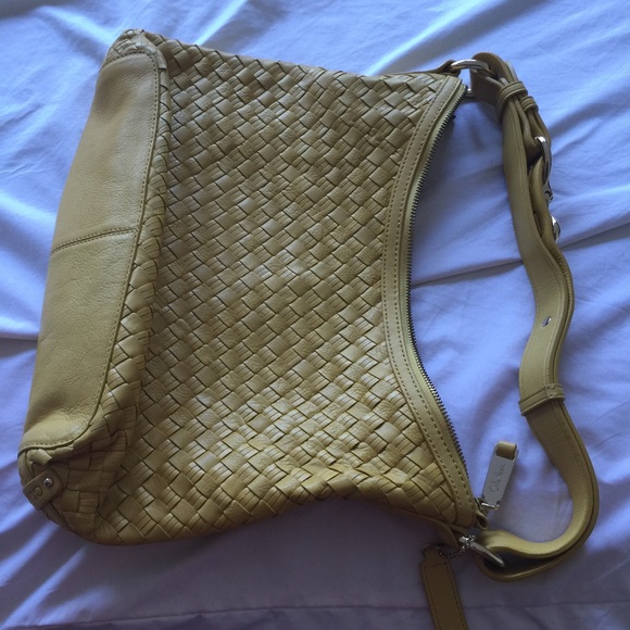 Yellow handbag