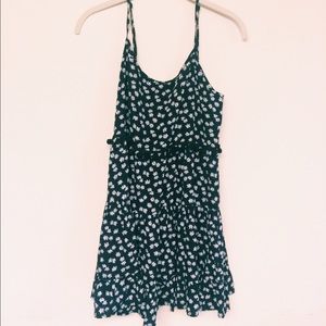 Swell black and white flowered dress
