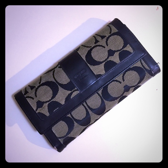 Faux coach wallet