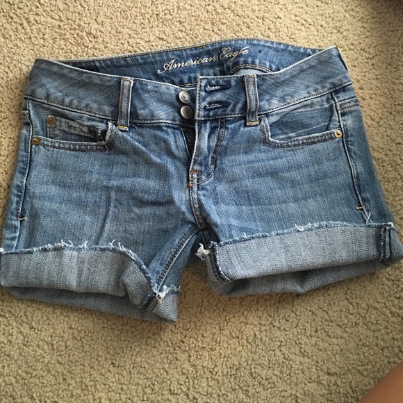 American Eagle Blue Jean Shorts