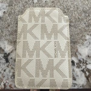 Michael Kors signature cell phone pouch