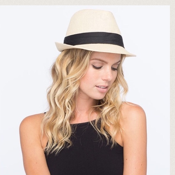 Straw Black and Tan fedora