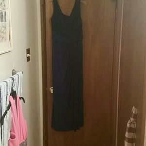 Long Navy Blue Dress