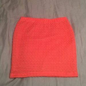 Lily White Coral Skirt