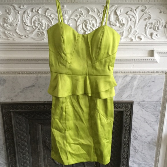 Like. Green. Peplum. Dress.