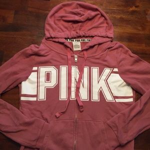 PINK Full Zip Hoodie