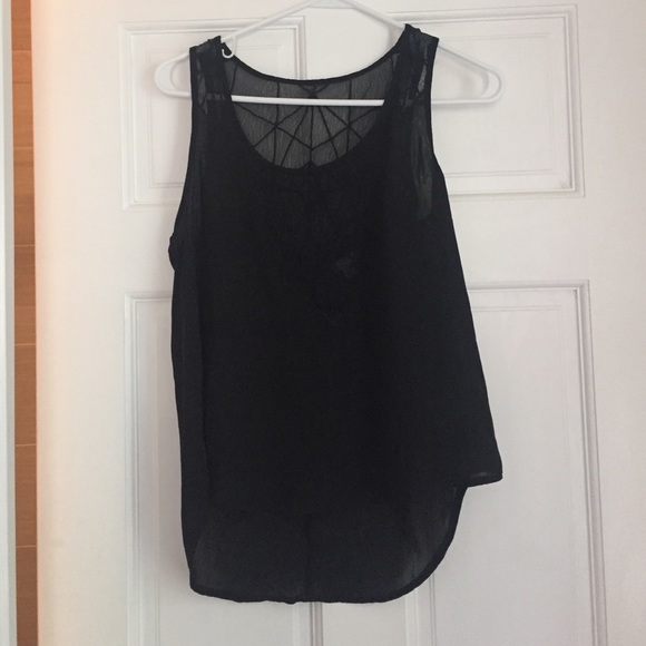 Black, sleeveless urban outfitters blouse