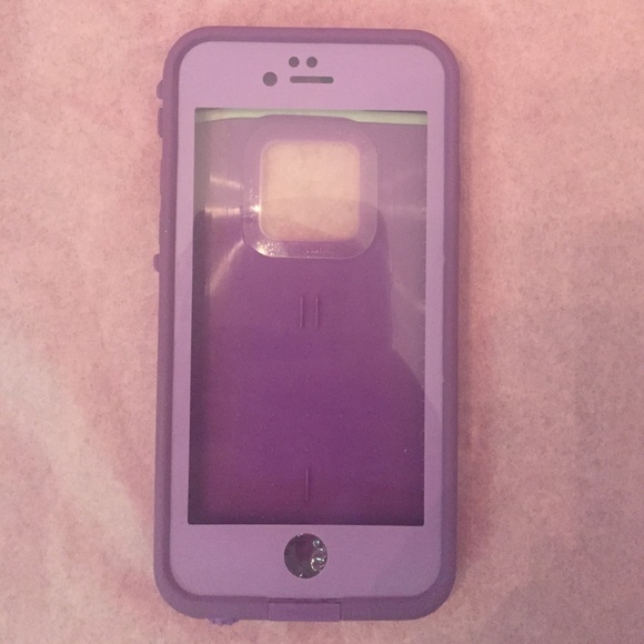 Purple lifeproof iPhone 6/6s case