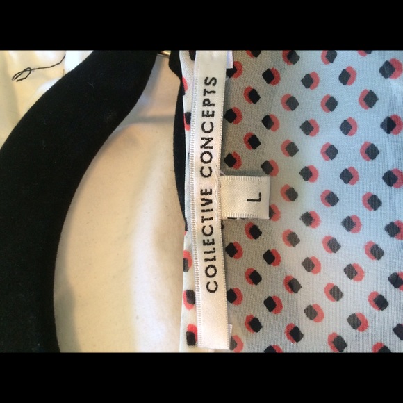 SOLD -Collective Concepts Dot Tunic - Picture 2 of 3