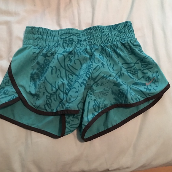Nike patterned dri-fit running shorts