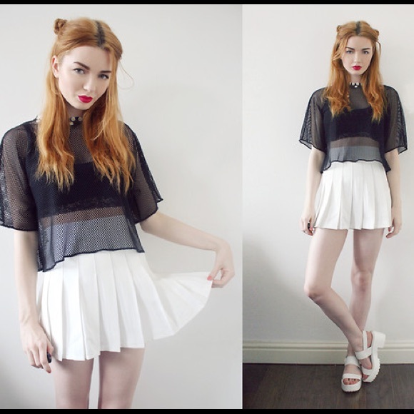 White Tennis Skirt - Picture 4 of 4