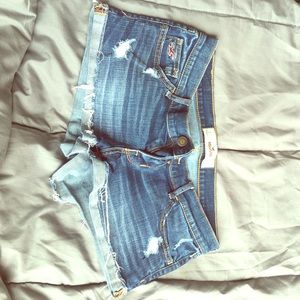 Hollister jean shorts