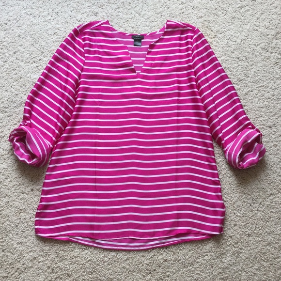 Ann Taylor Striped Blouse
