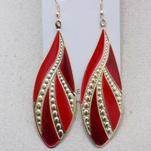 Enamel earrings