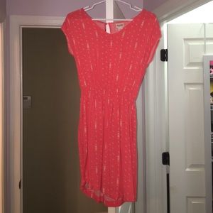 Peachy flowing sundress
