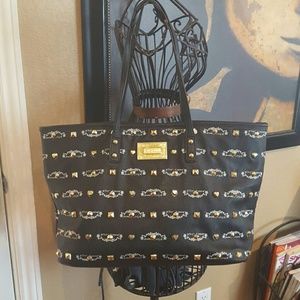 Betsy Johnson studded tote