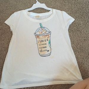 Hollister Starbucks shirt