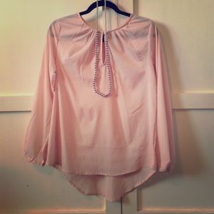 Cynthia Rowley Blush pink blouse