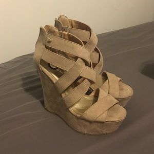 Suede high heels, very cute! Worn maybe once!